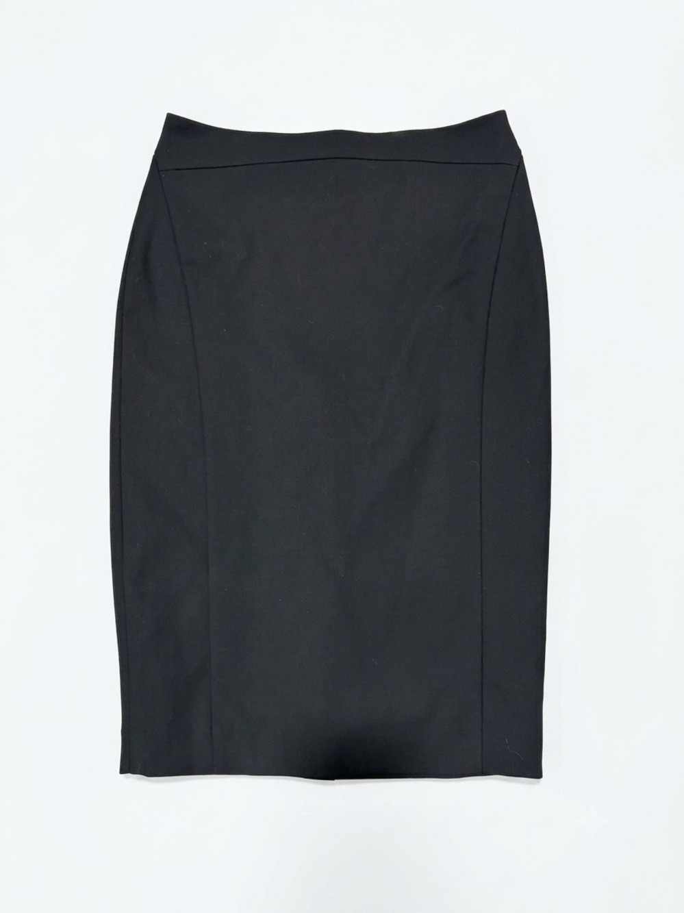 THE LIMITED Black Collection Structured Pencil Skirt Obsidian Black Size 4